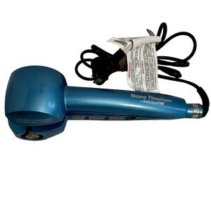 Babyliss Pro MiraCurl Nano Titanium Hair Curler Curling Machine Iron Blue